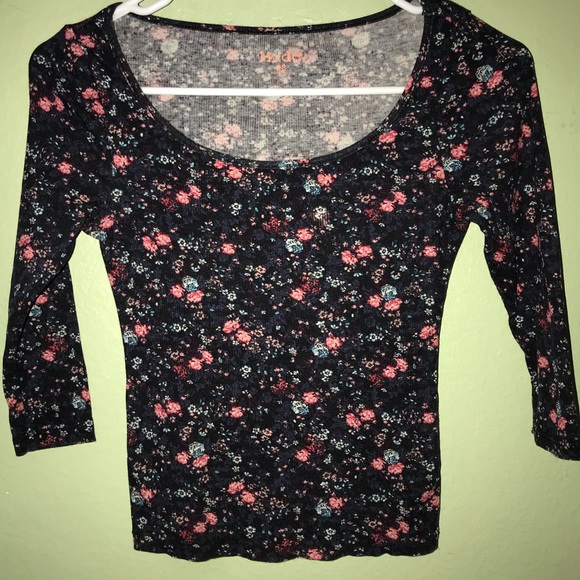 Fitted floral top - Picture 1 of 2